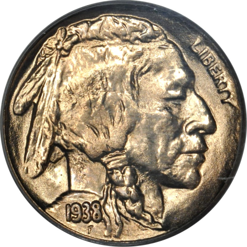 1938-D Buffalo Nickel only DENVER minted 1938 