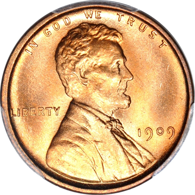 1909 VDB 1C Lincoln Cent PCGS MS66RD (CAC)