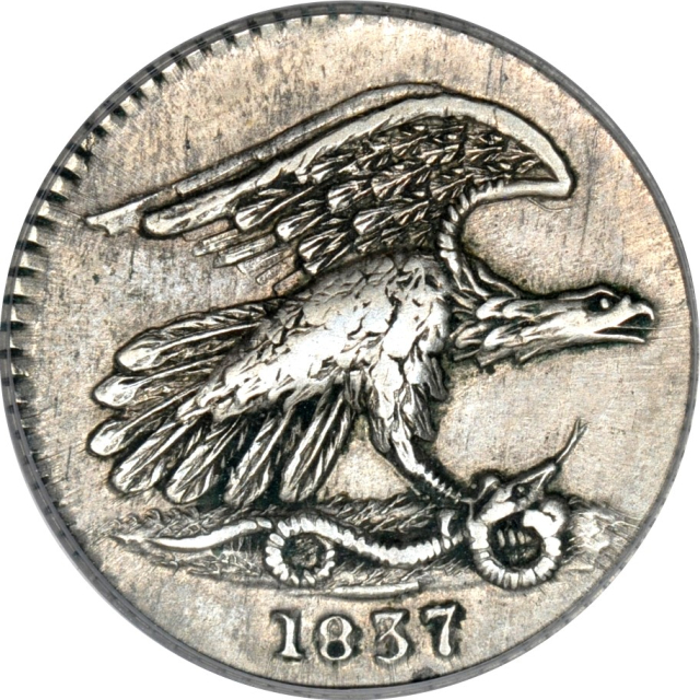 1837 1C Feuchtwanger Cent PCGS XF45