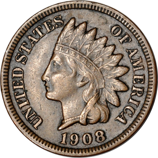 1908-S 1C Indian Cent XF