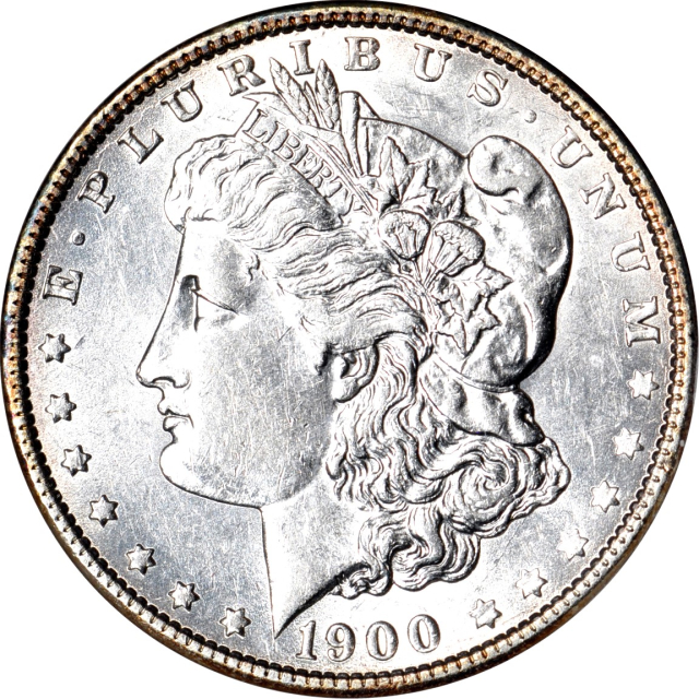 1900-O/CC $1 VAM-11 Morgan Dollar ANACS AU55