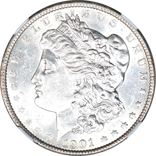 1901 $1 Morgan Dollar NGC MS60
