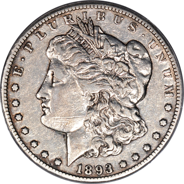 1893-CC $1 Morgan Dollar PCGS VF20