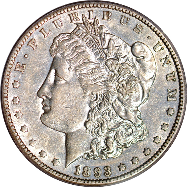 1893-CC $1 Morgan Dollar PCGS XF45