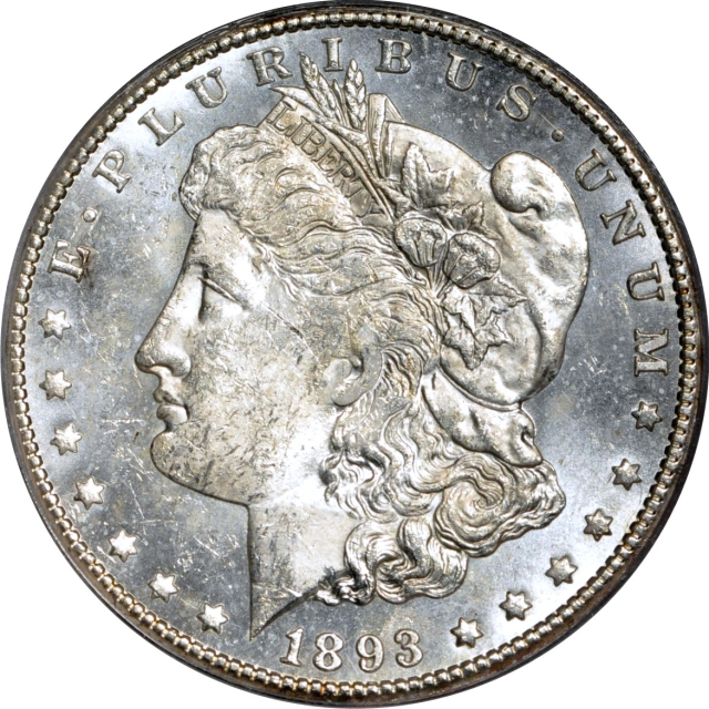 1893-CC $1 Morgan Dollar PCGS MS60PL