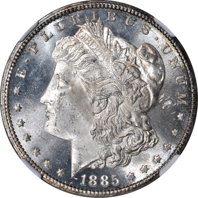 1885-CC $1 Morgan Dollar NGC MS63PL