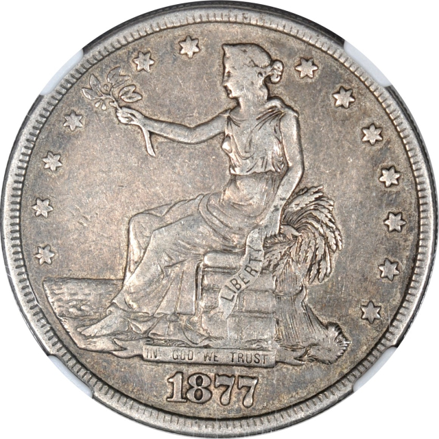 1877 T$1 Trade Dollar NGC VF25